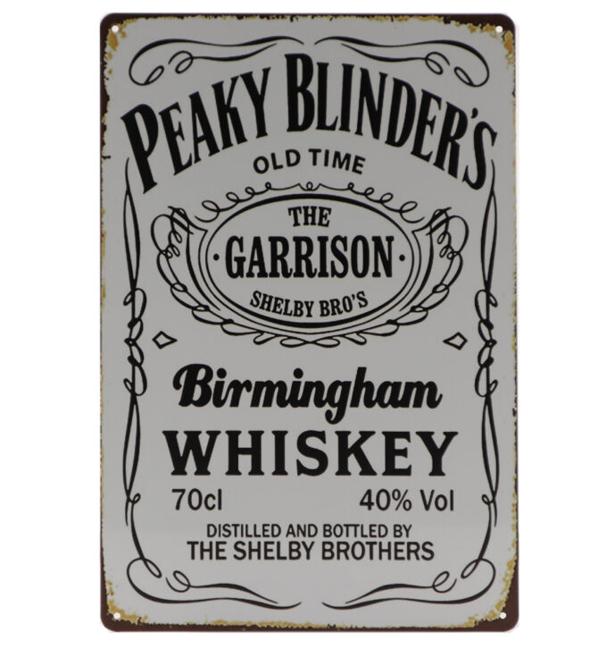 Peaky Blinders Retro Wandbord 30×20